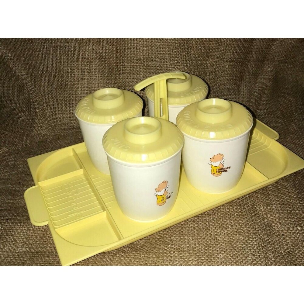 Vintage Baby Nursery Caddy Changing Tray Tommee Tippee Westland Plastics Inc.
